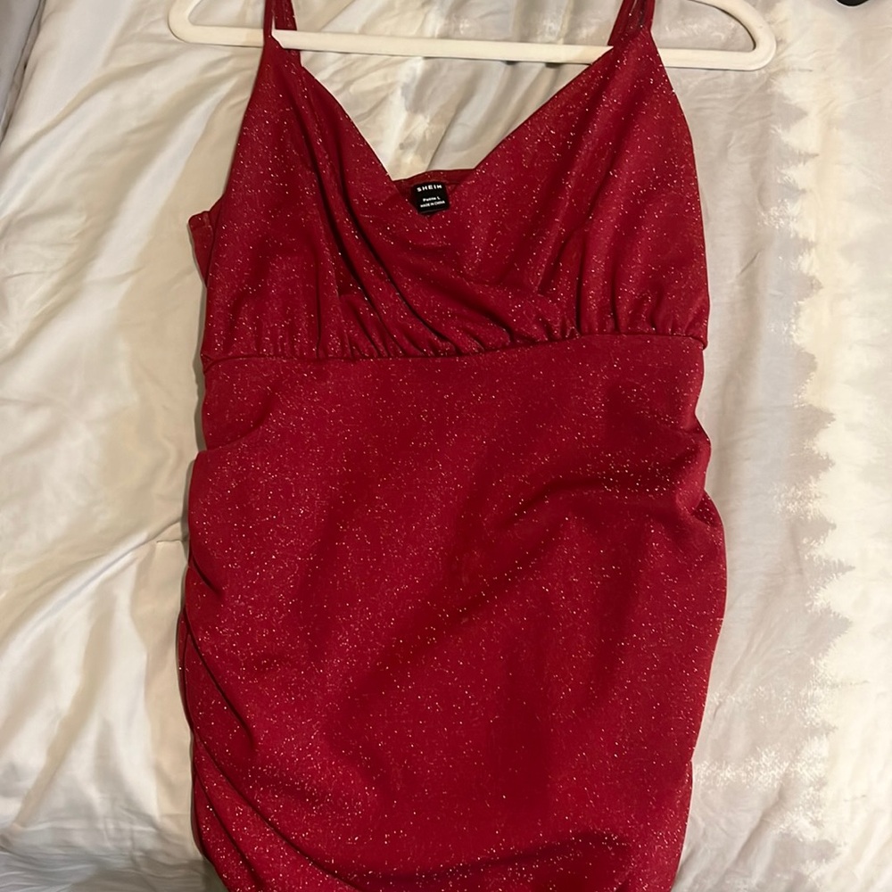 Red Sparkling SHEIN Dress